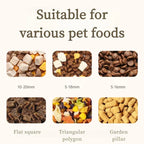 Automatic Cat & Dog Feeder, 2 in 1 Automatic Cat & Dog Feeder & Water Dispenser Combination Kit, Pet Cat & Dog Gravity Feeder, Large Capacity Washable